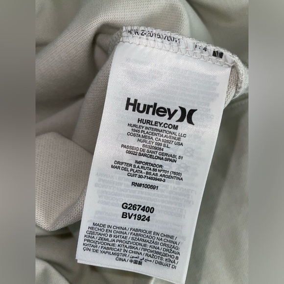 Hurley Men’s Long Sleeve Crewneck Size L - Picture 4 of 7